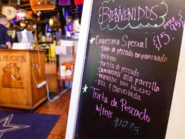 El Ranchito offers Mexican Lent menu in Dallas on Friday, March 10, 2023.